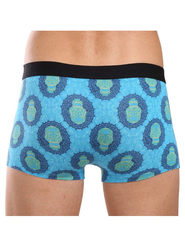 69slam Pánské boxerky 69SLAM hip bamboo SKULL MANDALA