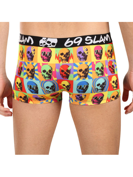 69slam Pánské boxerky 69SLAM SKULL MASON HIP vícebarevné