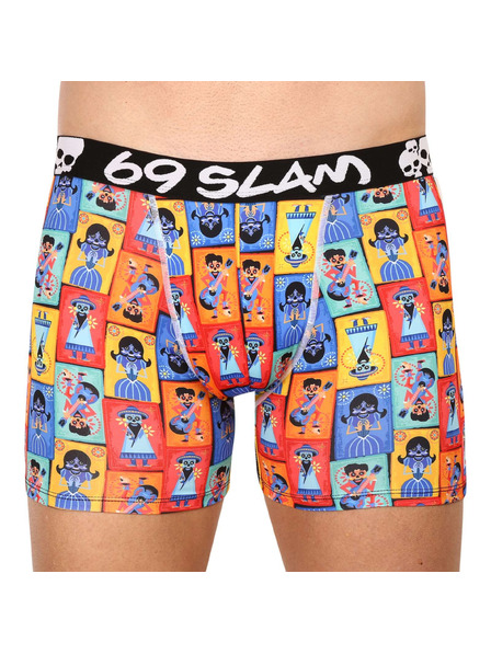 69slam Pánské boxerky 69SLAM fit mex card dylan