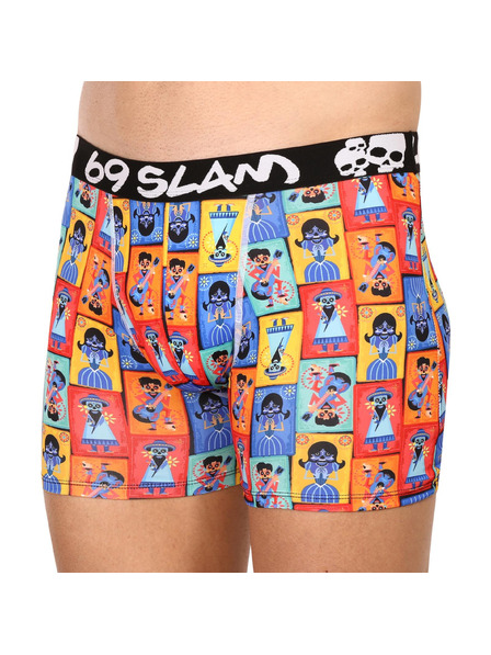69slam Pánské boxerky 69SLAM fit mex card dylan