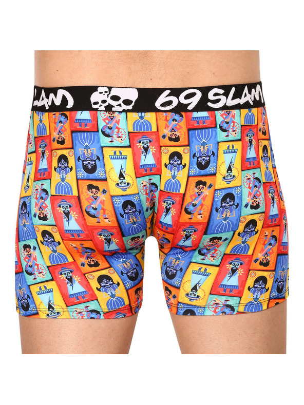 69slam Pánské boxerky 69SLAM fit mex card dylan
