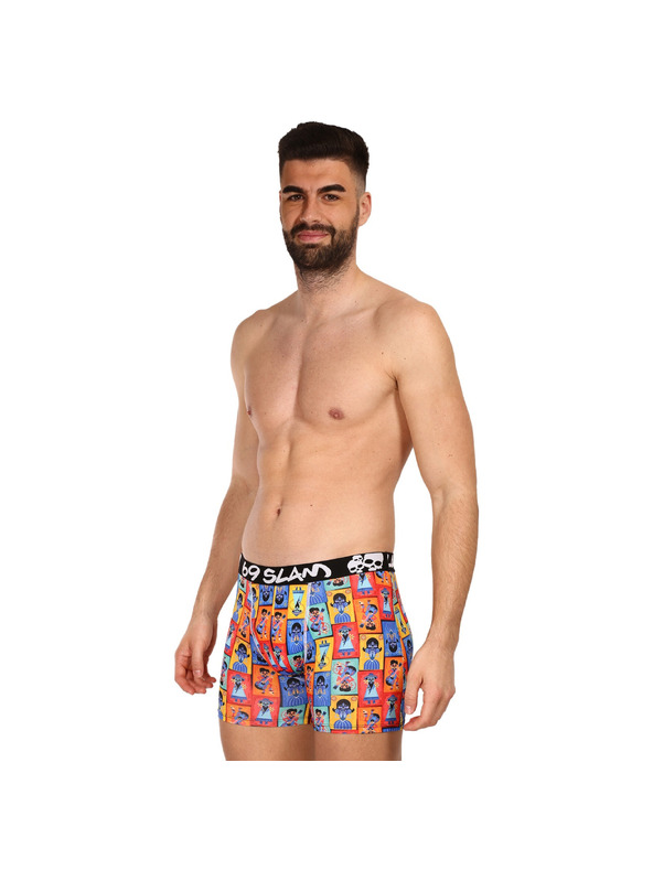 69slam Pánské boxerky 69SLAM fit mex card dylan