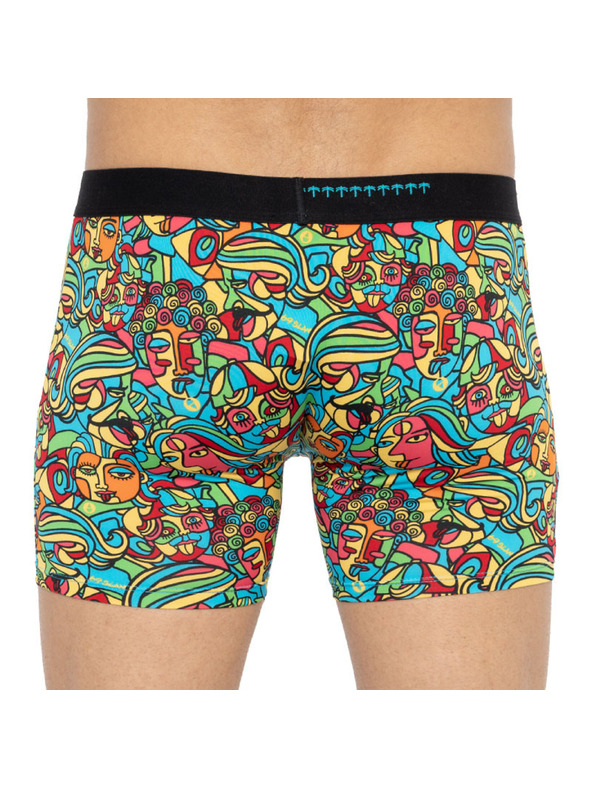 69slam Pánské boxerky 69SLAM fit cubism mock