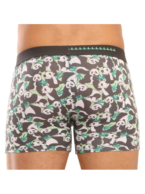 69slam Pánské boxerky 69SLAM fit bamboo panda boo