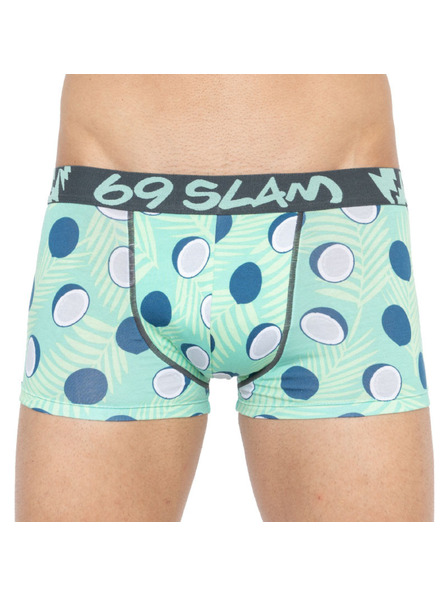 69slam Pánské boxerky 69SLAM hip bamboo coco blue