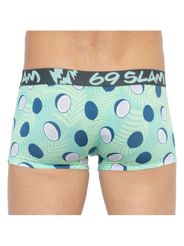69slam Pánské boxerky 69SLAM hip bamboo coco blue