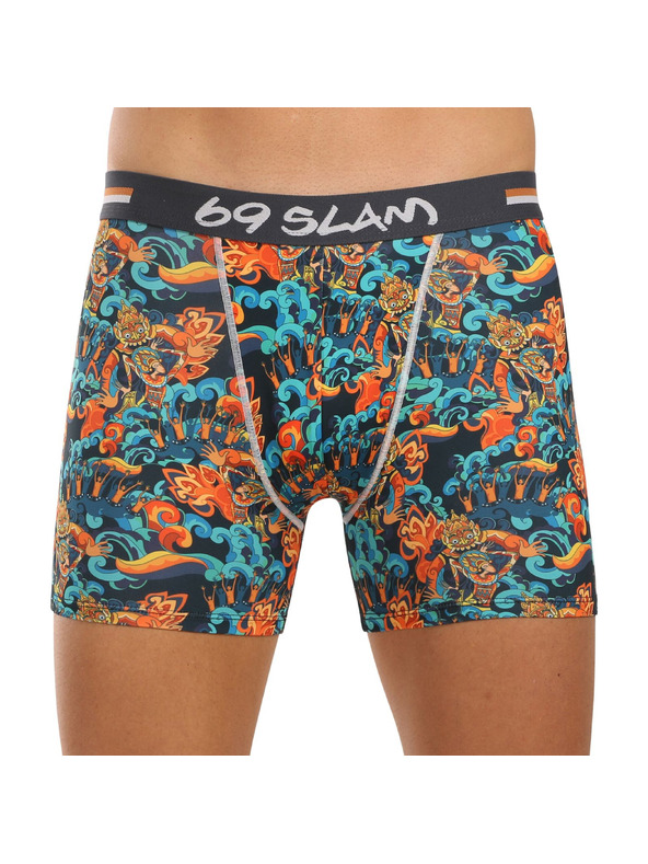 69slam Pánské boxerky 69SLAM fit  FIRE DANCE DYLAN