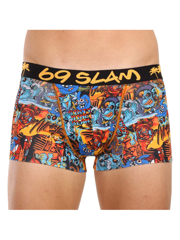 69slam Pánské boxerky 69SLAM hip Grafitty mason