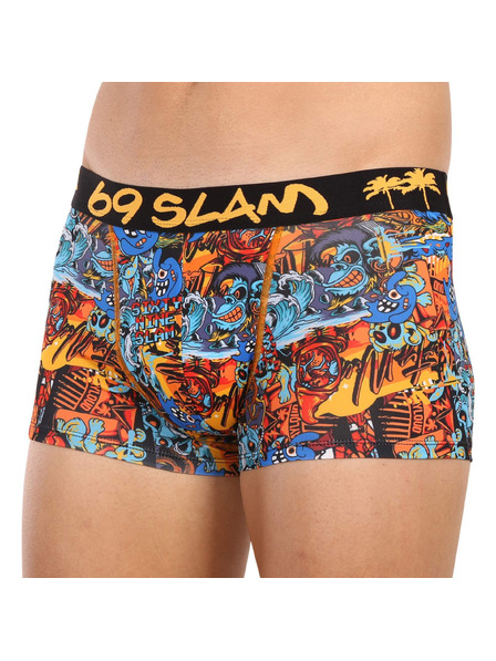 69slam Pánské boxerky 69SLAM hip Grafitty mason
