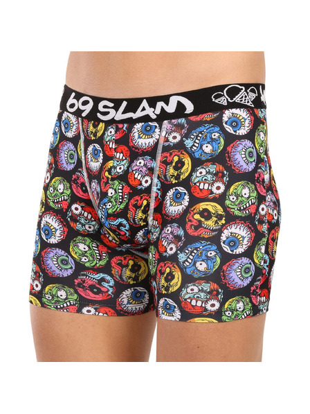 69slam Pánské boxerky 69SLAM fit monster ball dylan