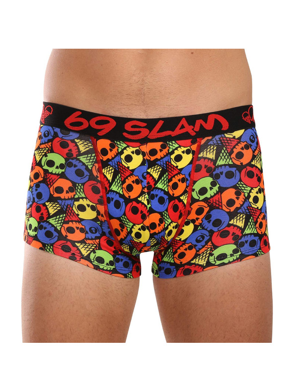 69slam Pánské boxerky 69SLAM hip bamboo SKULL CONE