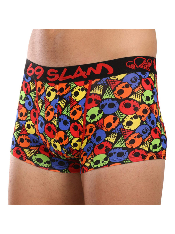 69slam Pánské boxerky 69SLAM hip bamboo SKULL CONE