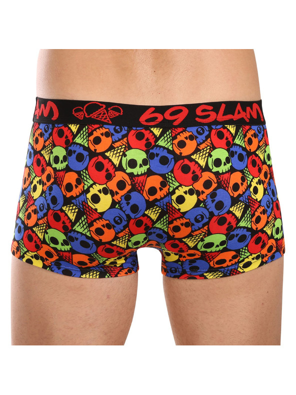 69slam Pánské boxerky 69SLAM hip bamboo SKULL CONE