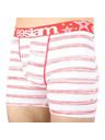 69slam Pánské Boxerky 69SLAM fit stripes red