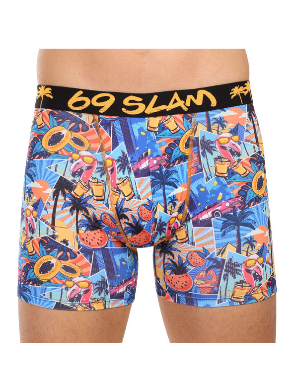 69slam Pánské boxerky 69SLAM SKULL DYLAN FITTED