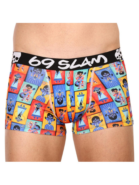69slam Pánské boxerky 69SLAM hip mex card mason