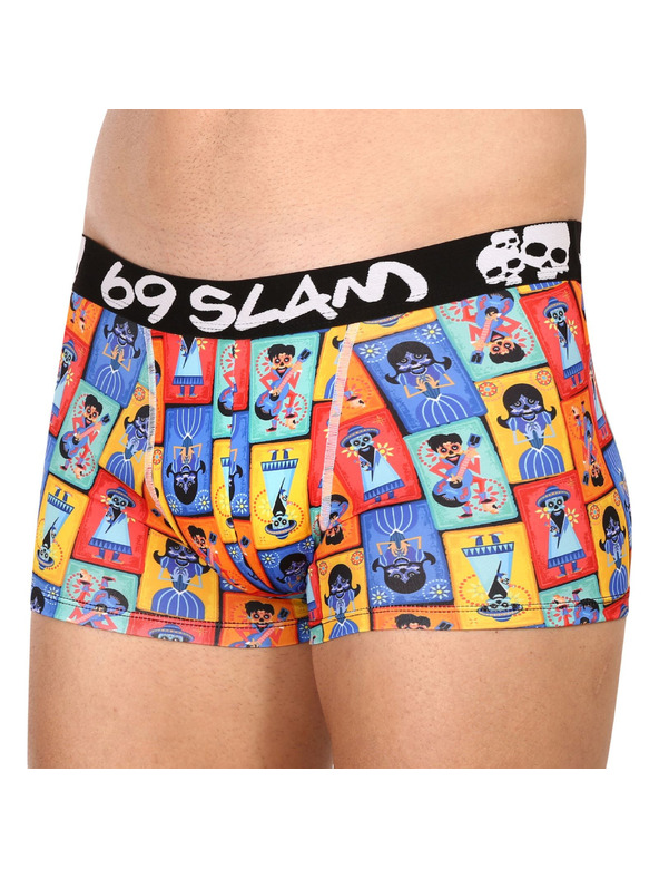 69slam Pánské boxerky 69SLAM hip mex card mason