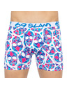69slam Pánské boxerky 69SLAM fit skullmond white
