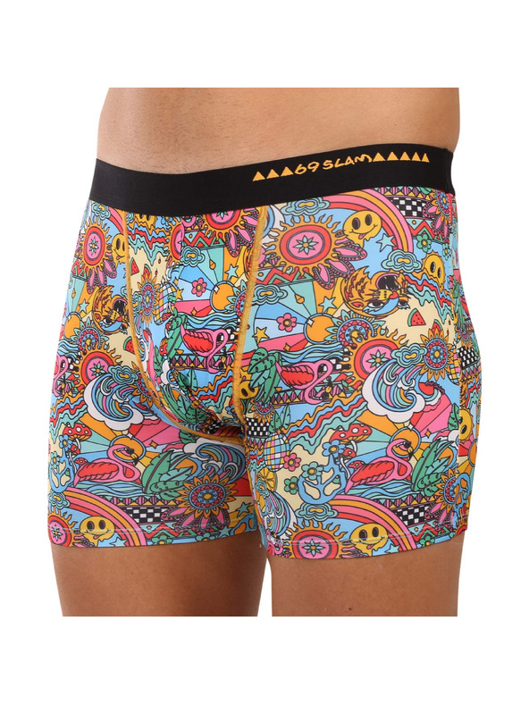 69slam Pánské boxerky 69SLAM Dylan TROPICAL LAH
