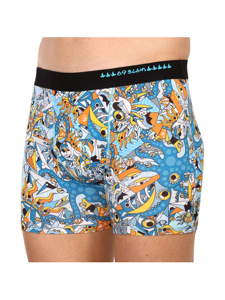 69slam Pánské boxerky 69SLAM fit exotic sea dylan