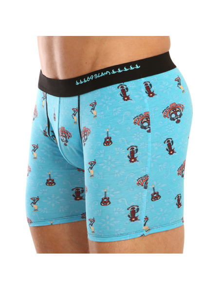 69slam Pánské boxerky 69SLAM fit bamboo day of the dead