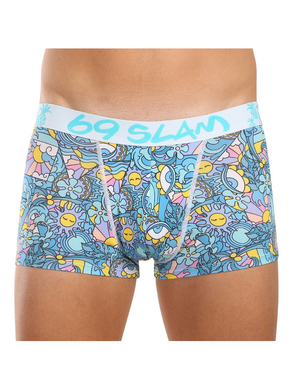 69slam Pánské boxerky 69SLAM Hip TROPICAL VISION MASON