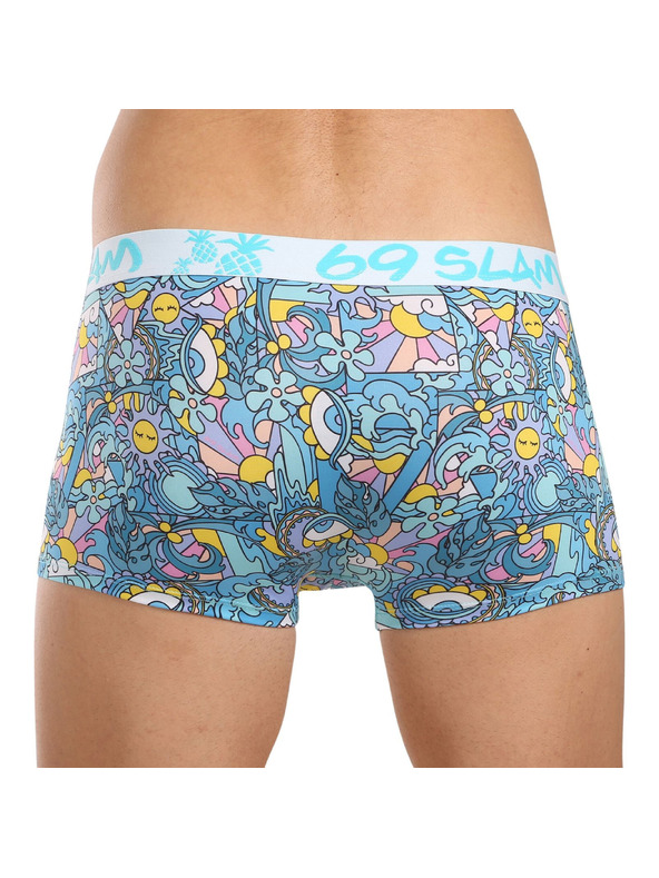 69slam Pánské boxerky 69SLAM Hip TROPICAL VISION MASON