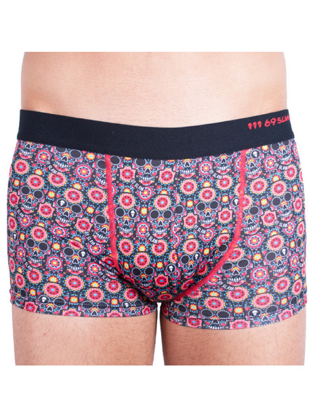 69slam Pánské boxerky 69SLAM hip flower skull