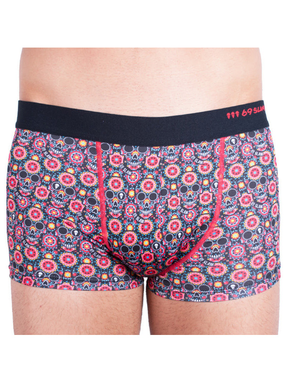 69slam Pánské boxerky 69SLAM hip flower skull