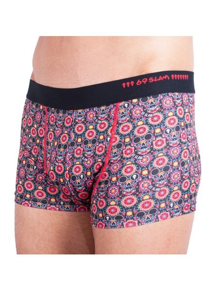 69slam Pánské boxerky 69SLAM hip flower skull