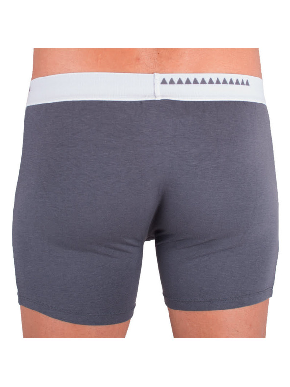 69slam Pánské boxerky 69SLAM fit bamboo plain dark grey