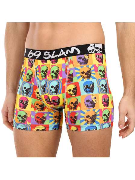 69slam Pánské boxerky 69SLAM SKULL DYLAN FITTED