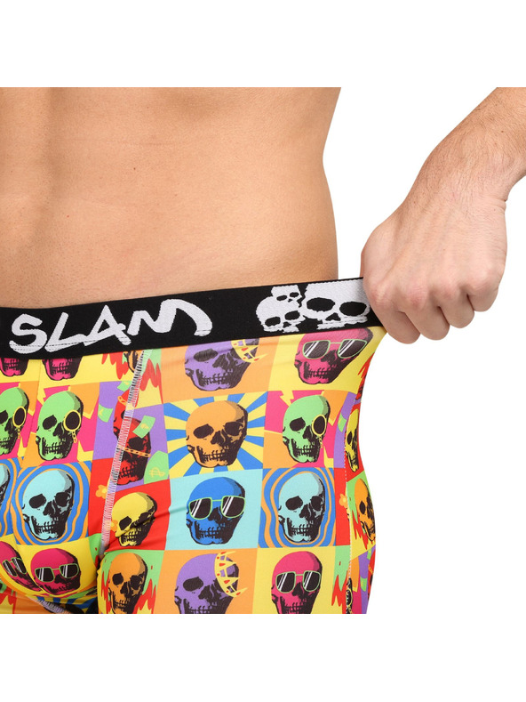 69slam Pánské boxerky 69SLAM SKULL DYLAN FITTED