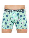 69slam Pánské boxerky 69SLAM fit bamboo coco blue