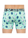 69slam Pánské boxerky 69SLAM fit bamboo coco blue