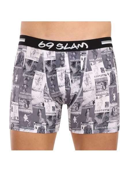 69slam Pánské boxerky 69SLAM fit playloud magazine
