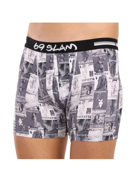 69slam Pánské boxerky 69SLAM fit playloud magazine