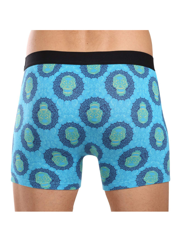 69slam Pánské boxerky 69SLAM fit bamboo SKULL MANDALA