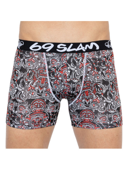 69slam Pánské boxerky 69SLAM fit bamboo totem mask