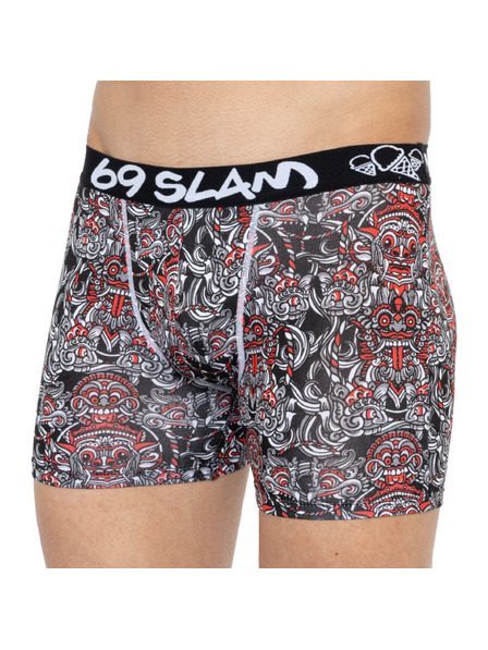 69slam Pánské boxerky 69SLAM fit bamboo totem mask