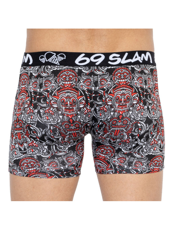 69slam Pánské boxerky 69SLAM fit bamboo totem mask