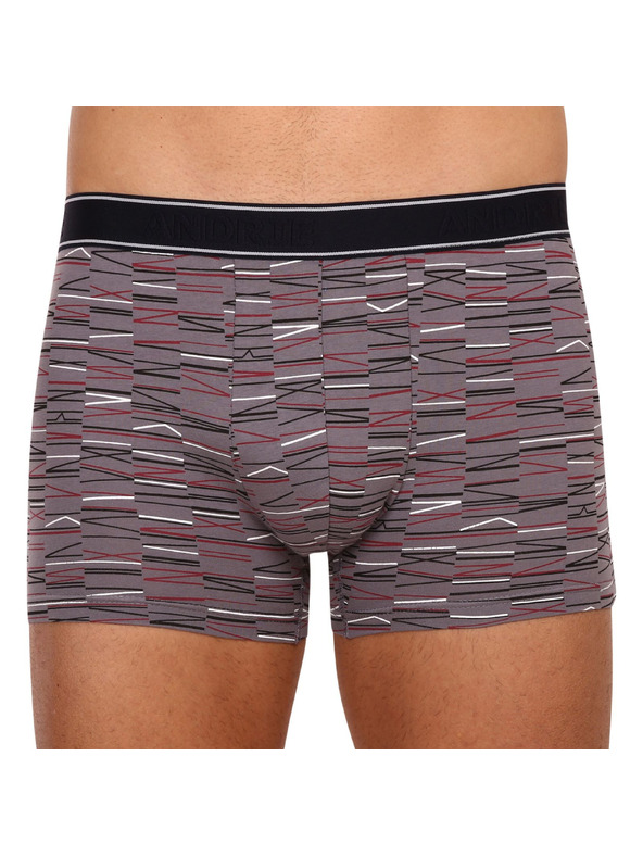 andrie Pánské boxerky Andrie šedé