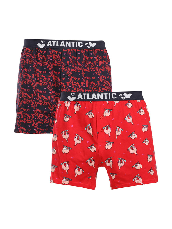 Atlantic Sada dvou - pánské trenky Atlantic vícebarevné