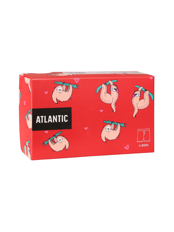 Atlantic Sada dvou - pánské trenky Atlantic vícebarevné