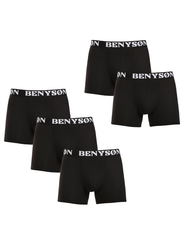 Benysøn Sada pěti - pánské boxerky Benysøn černé