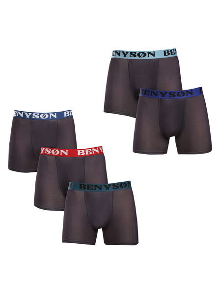 Benysøn Sada pěti - pánské boxerky Benysøn černé