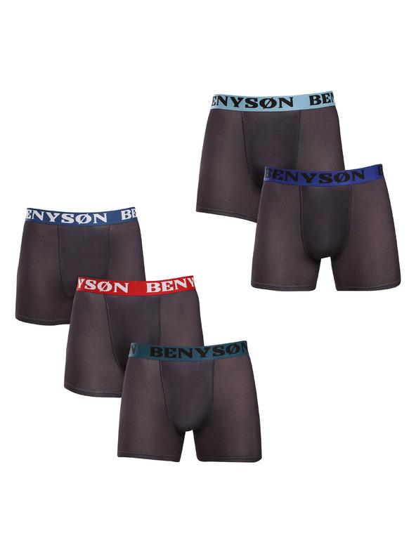Benysøn Sada pěti - pánské boxerky Benysøn černé