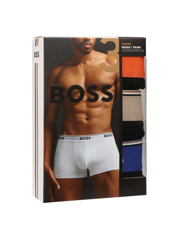 BOSS Sada tří - pánské boxerky BOSS vícebarevné
