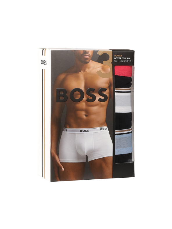 BOSS Sada tří - pánské boxerky BOSS vícebarevné