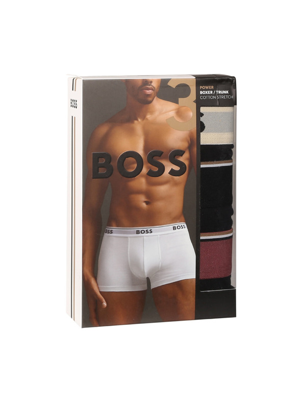 BOSS Sada tří - pánské boxerky BOSS vícebarevné